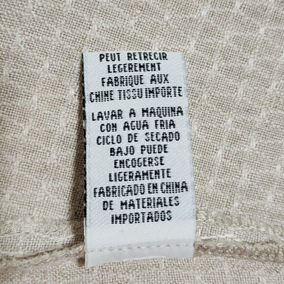 Eileen Fisher Womens 100% Linen Maxi Skirt Beige Side-Slit Unlined Size S - Picture 10 of 10